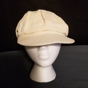 Newspaper Boy Style Corduroy Cap (Hat)